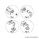 Accessories for dimmable led strip light or led under cabinet lighting