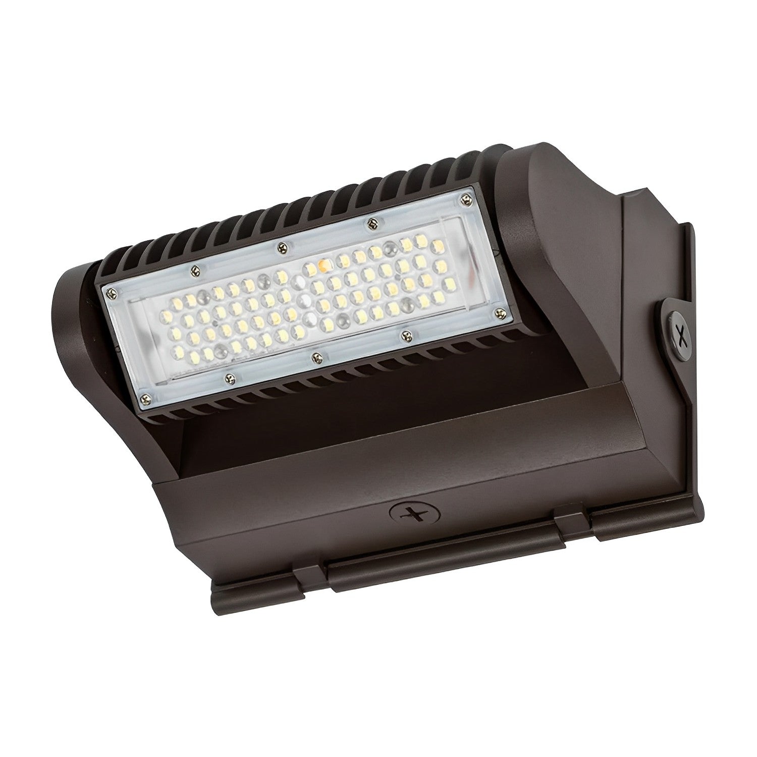 Image of LED Wall Pack Light 40W Rotatable Adjustable 5000K 5500LM, IP65 Waterproof, UL and DLC Listed, Outdoor Area Wall Pack LED Light Fixture