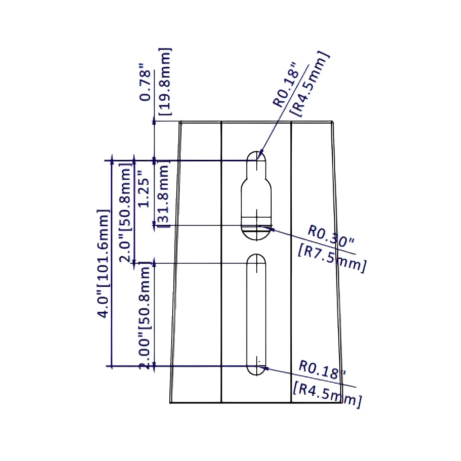 Mounting Bracket for LED Selectable Area Lights