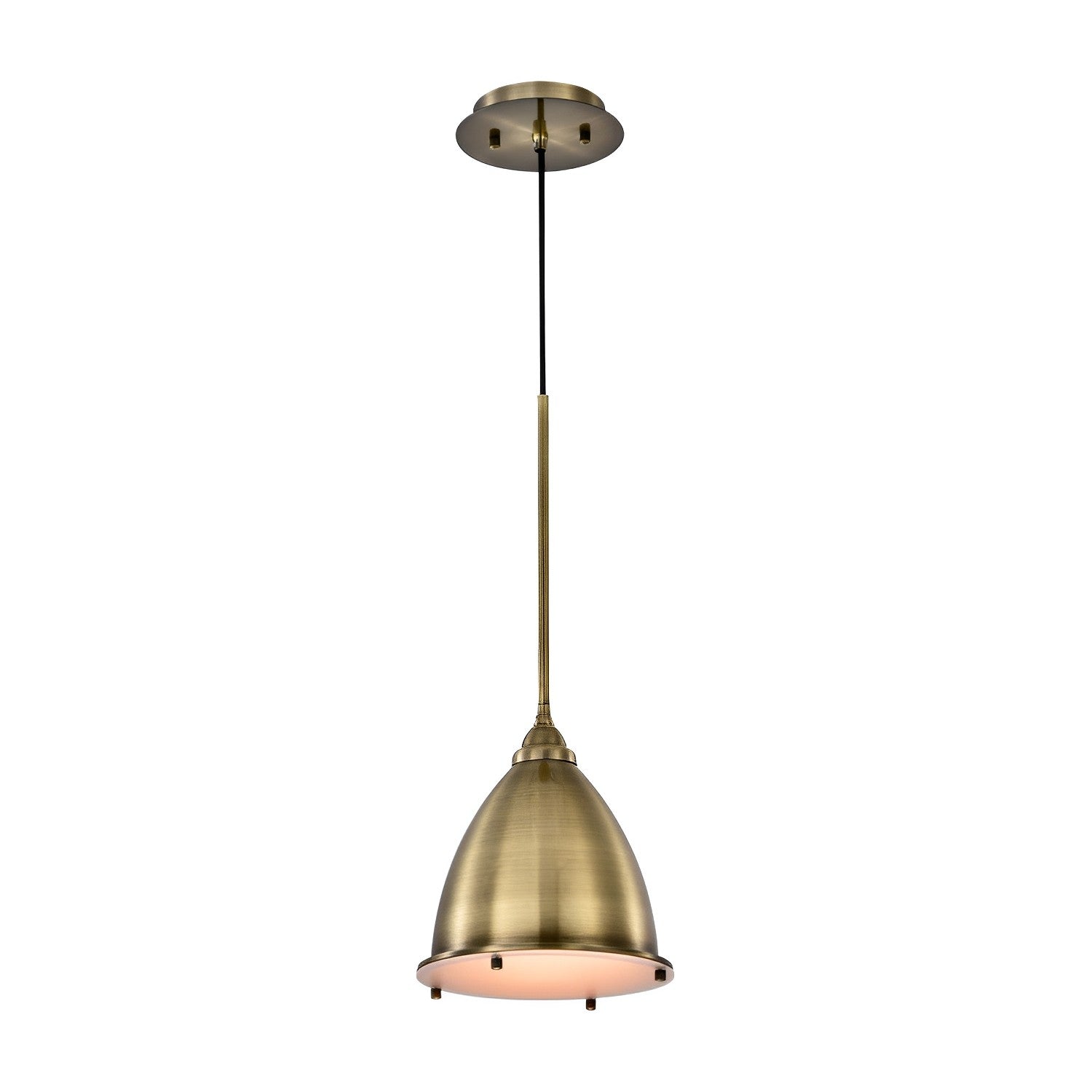 Hanging Pendant Light Fixture - 9W - 800 Lumens - Dimmable - Antique Bronze Finish