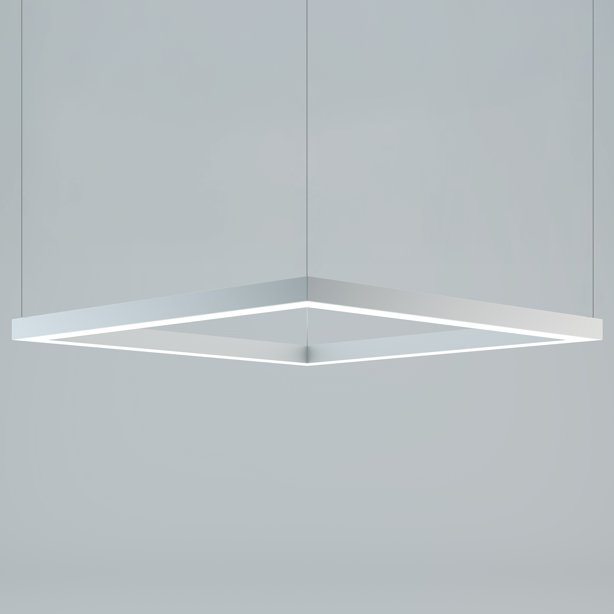 4ft LED Linear Pendant Up/Down Light, 50W/35W/25W/15W, White, Selectable Wattage & CCT, 6500 Lumens