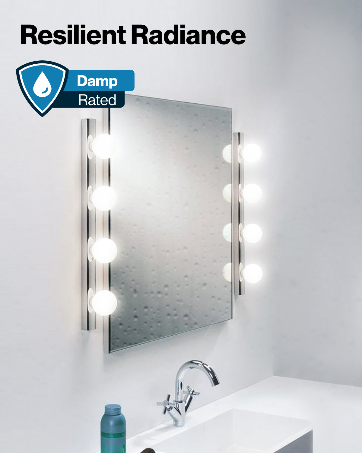 Designed to withstand moist environments.