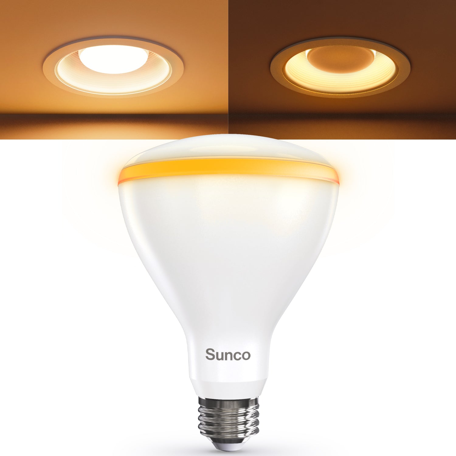 Fits 5" or 6” recessed cans. Our BR30 bulbs give off sunlight-like quality for true color rendering.