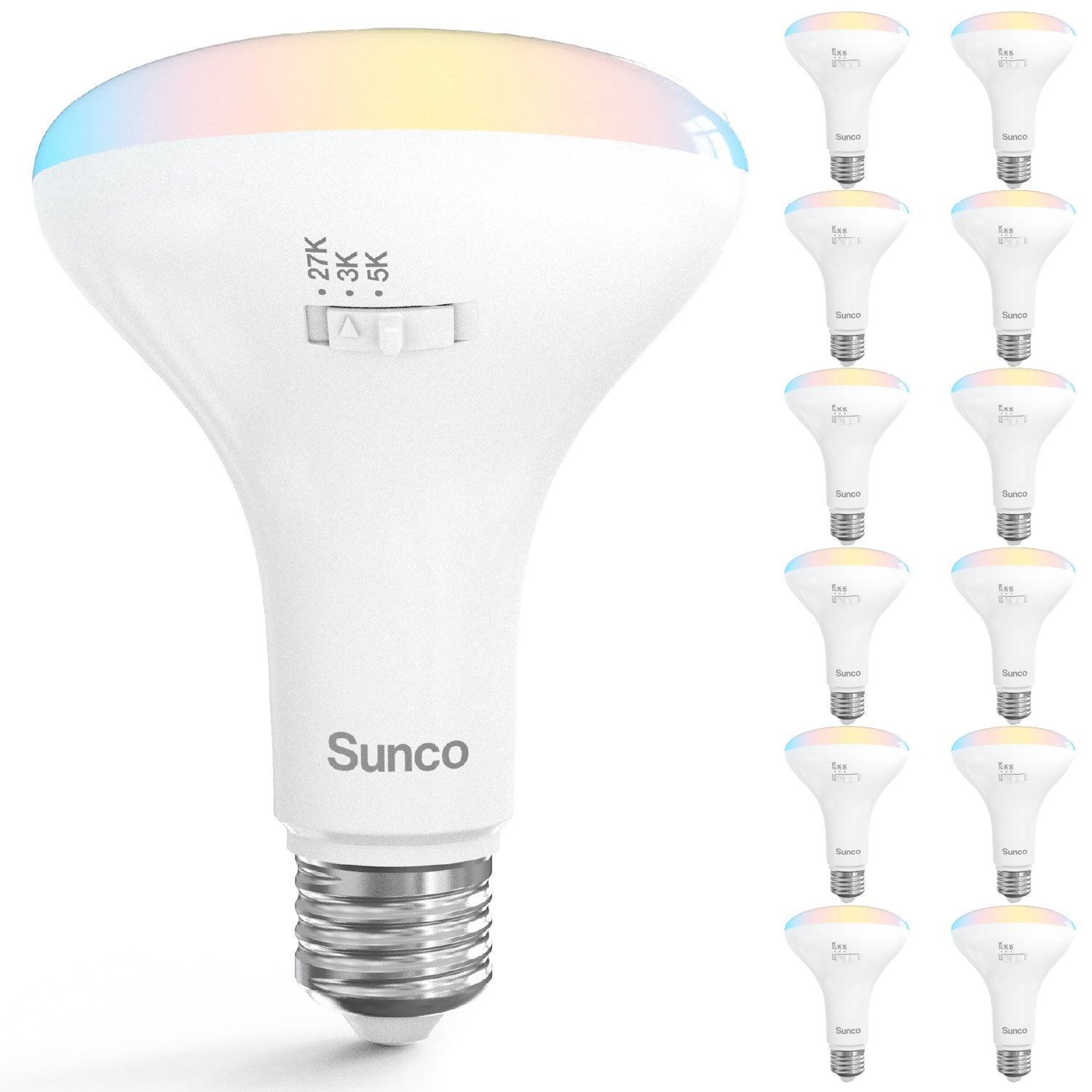 BR30 LED Bulb, Selectable CCT, 850 Lumens