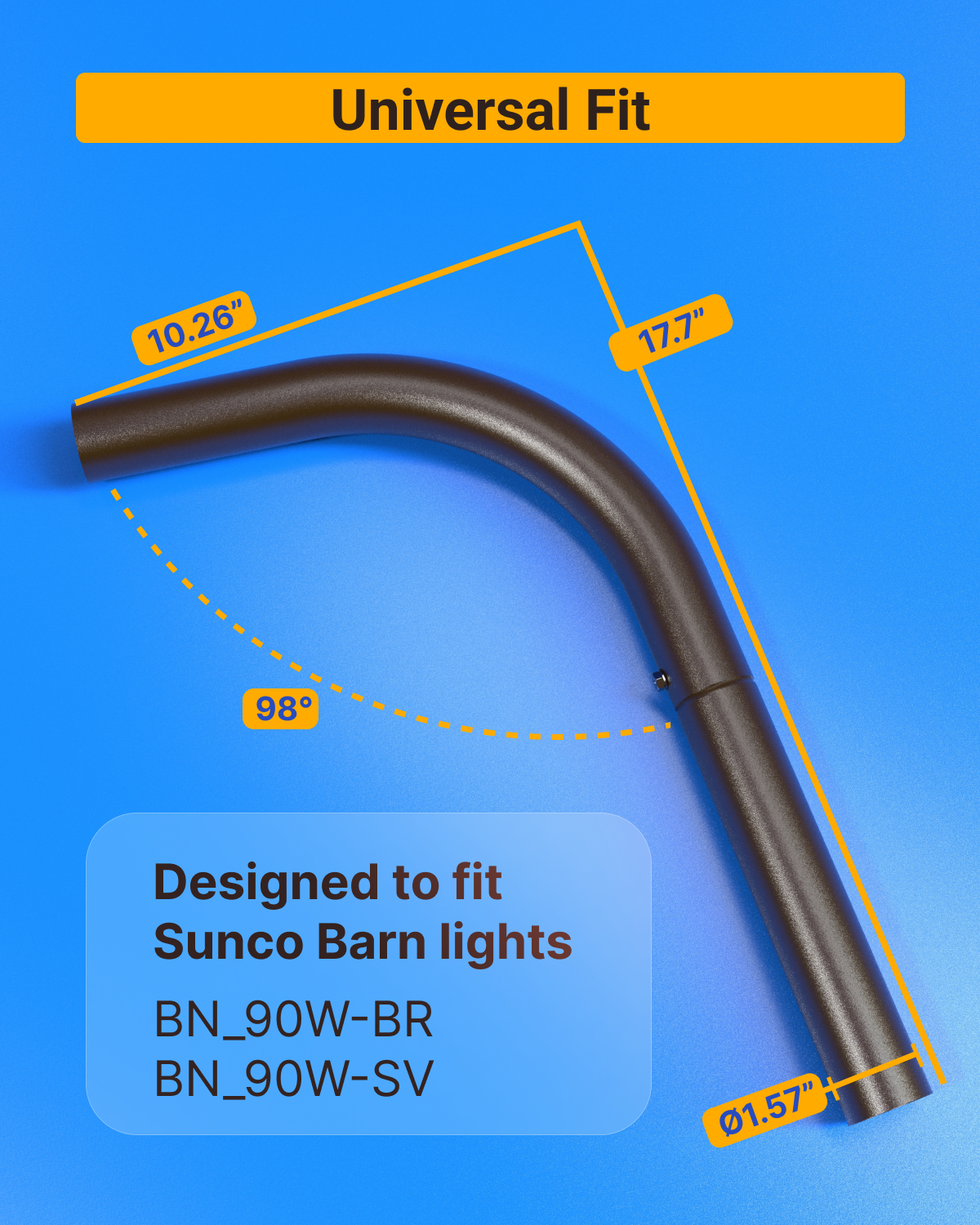 Suitable for Sunco Barn Lights, making it a universal fit.