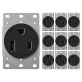 Enerlites 50 Amp, 250V, 2-Pole, 3-Wire, NEMA 6-50R