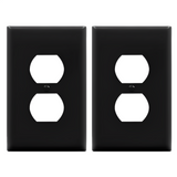 Enerlites Duplex Receptacle One-Gang Wall Plate, Mid-Size