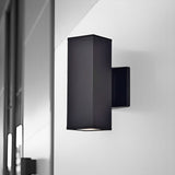 LED Black Wall Sconce, 18W, Raven, 1500 Lumens