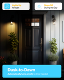 A19 LED Bulb, Dusk to Dawn Photocell, 800 Lumens