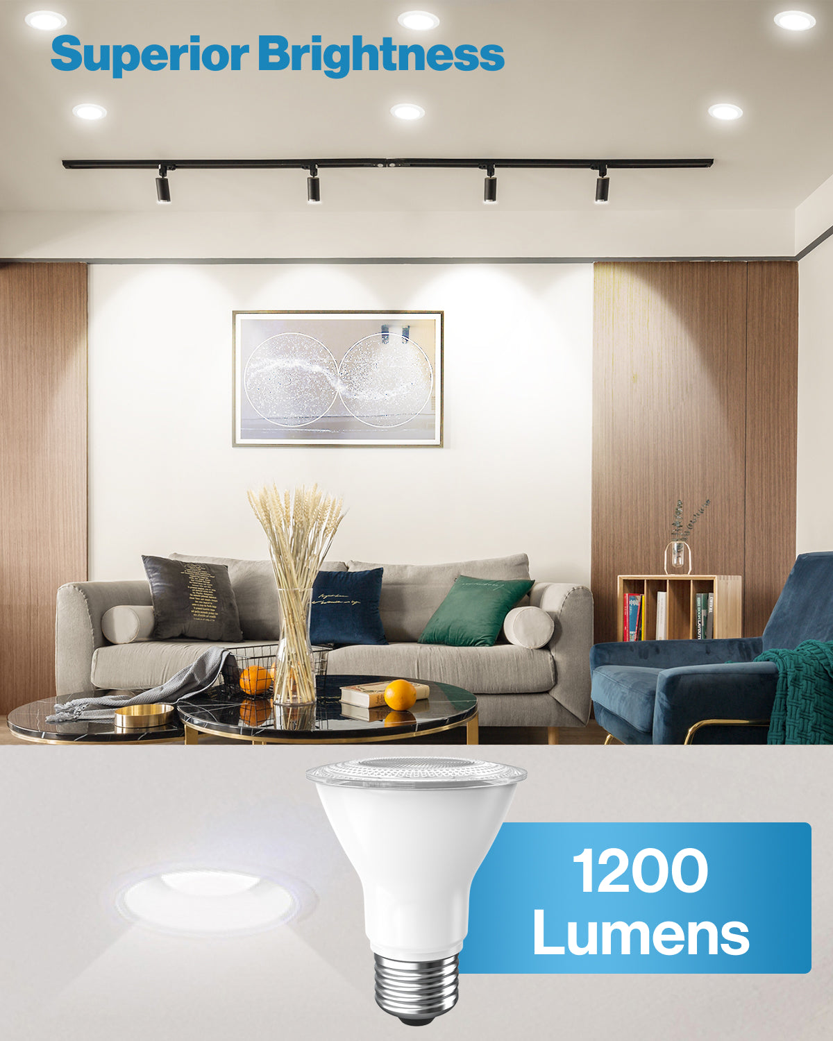 Emit radiance throughout your space with the brightest illumination.