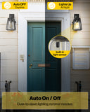 With its dusk-to-dawn feature, the bulbs turn on and off automatically even when you are away from home, thanks to its built-in photocell sensor.