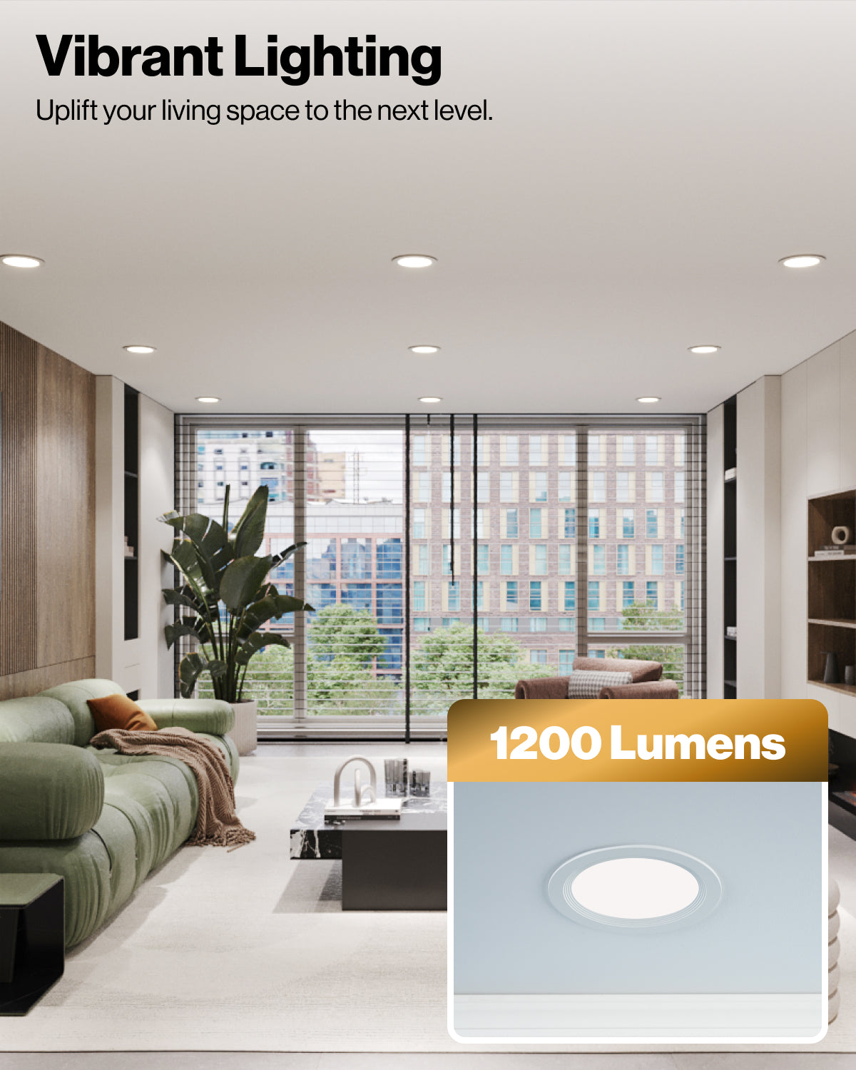 Brighten up your indoor space with vibrant lighting, crisp radiance, and an illuminated experience.