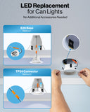 Recessed LED Retrofit Lighting, 4 Inch, Baffle, Selectable CCT, 660 Lumens