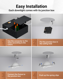 Follow our installation guide for a quick and easy setup of this selectable recessed light. Suitable for damp locations.