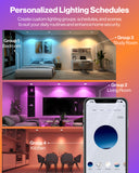 Change the lights to your desired setting in any part of your home with the touch of your smartphone.