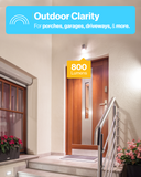 A19 LED Bulb, Dusk to Dawn Photocell, 800 Lumens