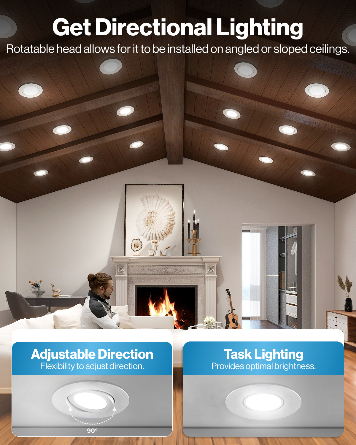 Brighten up your indoor space with vibrant lighting, crisp radiance, and an illuminated experience.