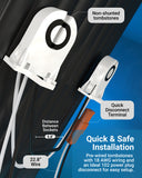 Perfect for home, office, basement, or an indoor space. These tombstones are pre-wired for easy setup.