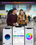 Personalize your lighting easily from your phone. With the Sunco App, you can customize settings anytime and anywhere.