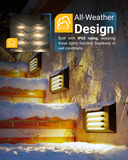Durability is guaranteed. The aluminum finish and IP65 rating allows for a more safe and secure light source that can withstand any weather.