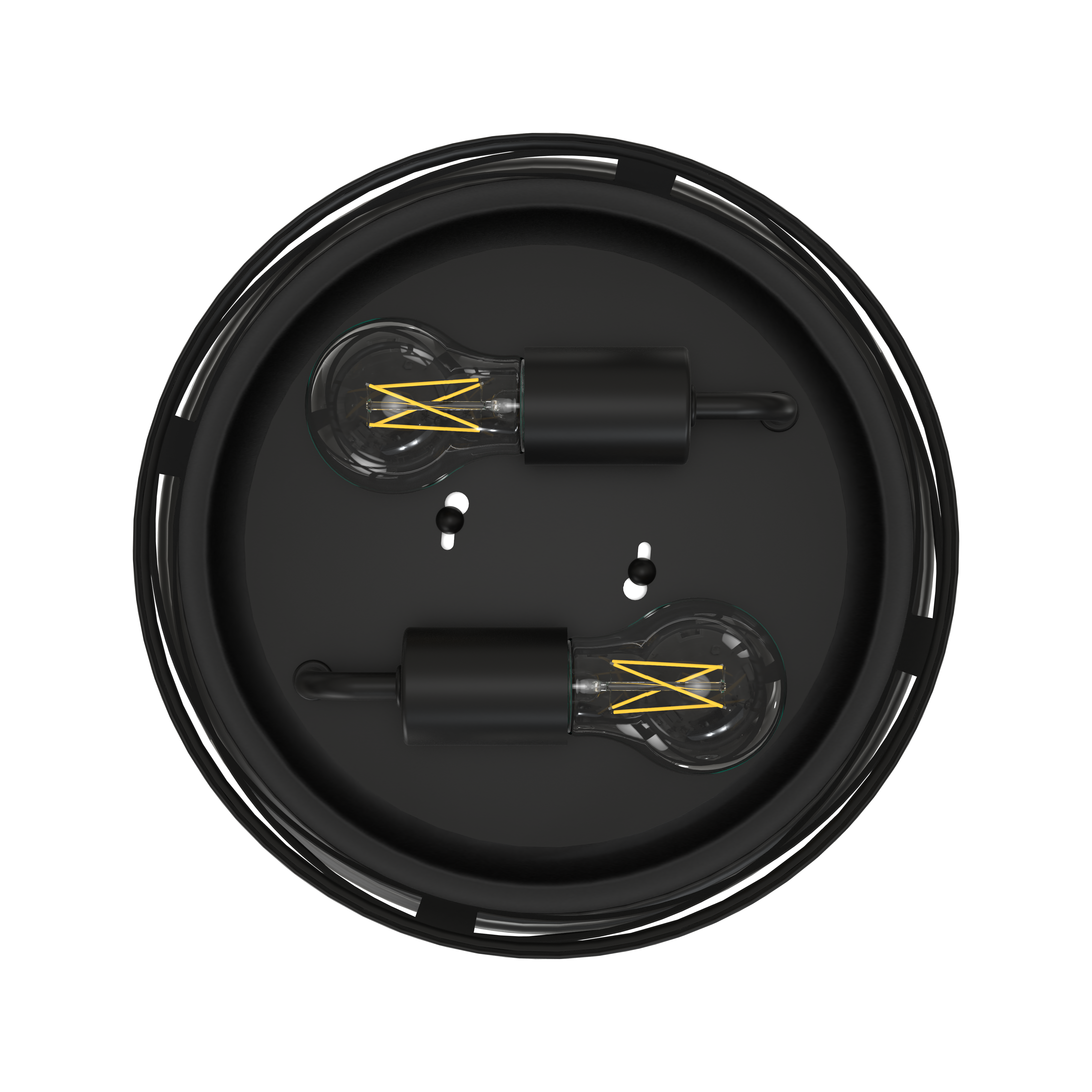 Create a timeless and sleek statement on your ceiling with this matte black 12” diameter ceiling light. Install it in any entryway, hallway, kitchen, living room, or modern office.