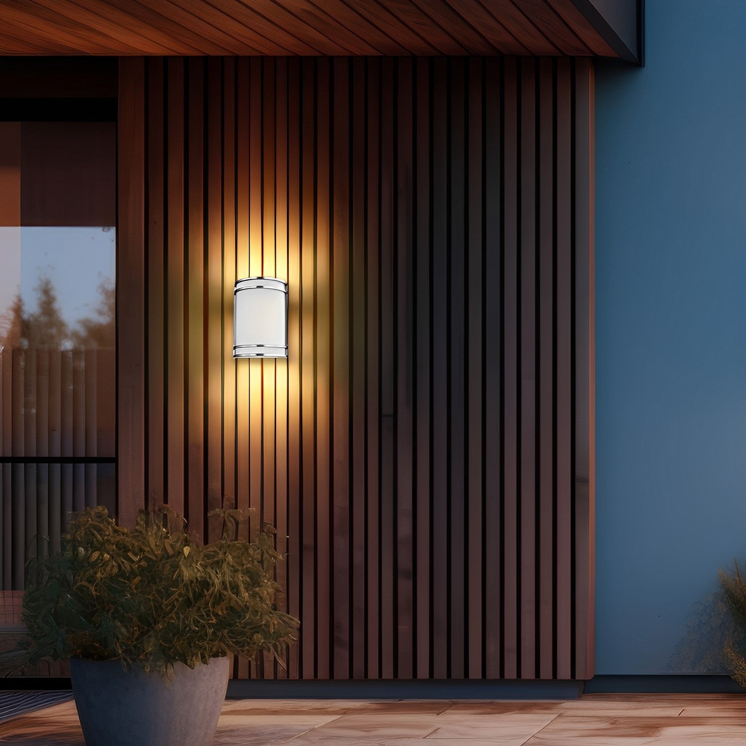 LED Satin Nickel Wall Sconce, 15W, Levina, 1100 Lumens