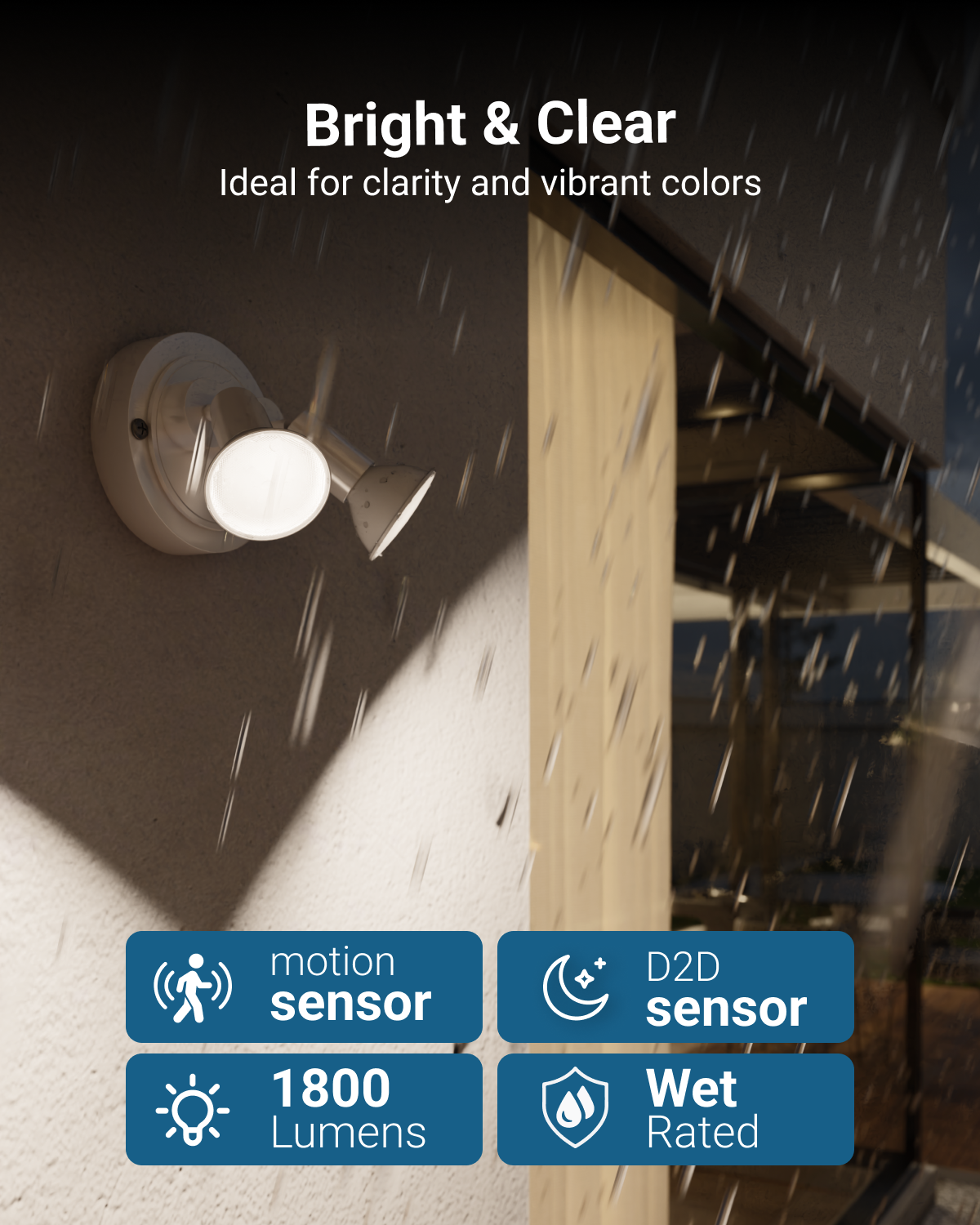 With a narrow 40° beam angle, this PAR38 LED makes a great spotlight to highlight architectural elements outside, point out features inside your home or office, and accent sculptures or décor.