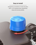 The turn-lock design allows for quick, easy installation—just plug in and twist—while standard prongs ensure compatibility with any twist-lock receptacle base.