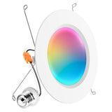 Recessed LED Retrofit Lighting, 6 Inch, Smart Retro, Baffle, High Brightness, 1200 Lumens