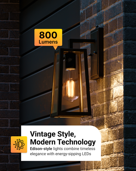ST64 Filament Dusk to Dawn LED Bulbs | LED LIGHTING | SUNCO
