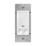 Enerlites 180° PIR Occupancy/Vacancy Motion Sensor Wall Switch with Dual Relay, Secured Ground Wire Required, Single Pole