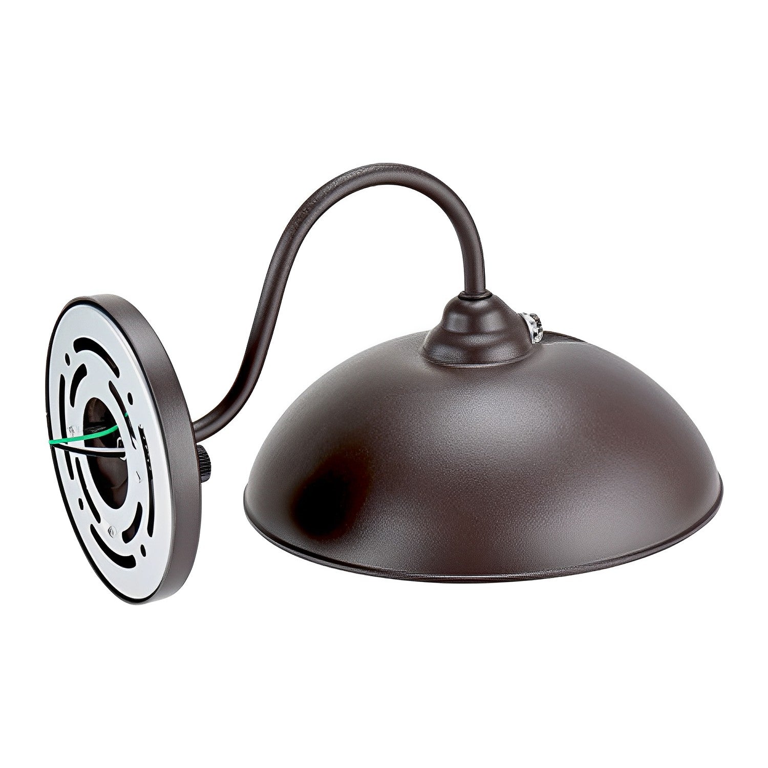 LED Gooseneck Wall Sconce, Dusk to Dawn Photocell, 3000 Lumens