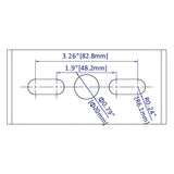 White Mounting Bracket for LED Selectable Area Lights