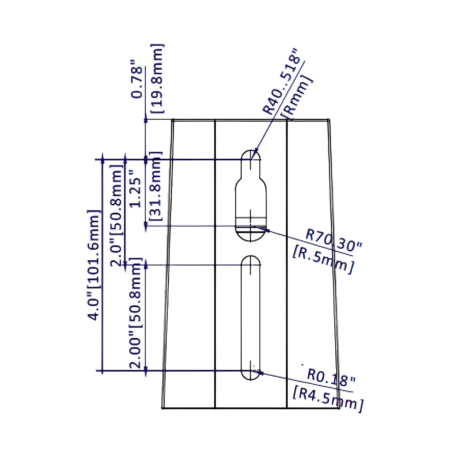 White Mounting Bracket for LED Selectable Area Lights