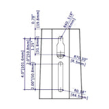 White Mounting Bracket for LED Selectable Area Lights
