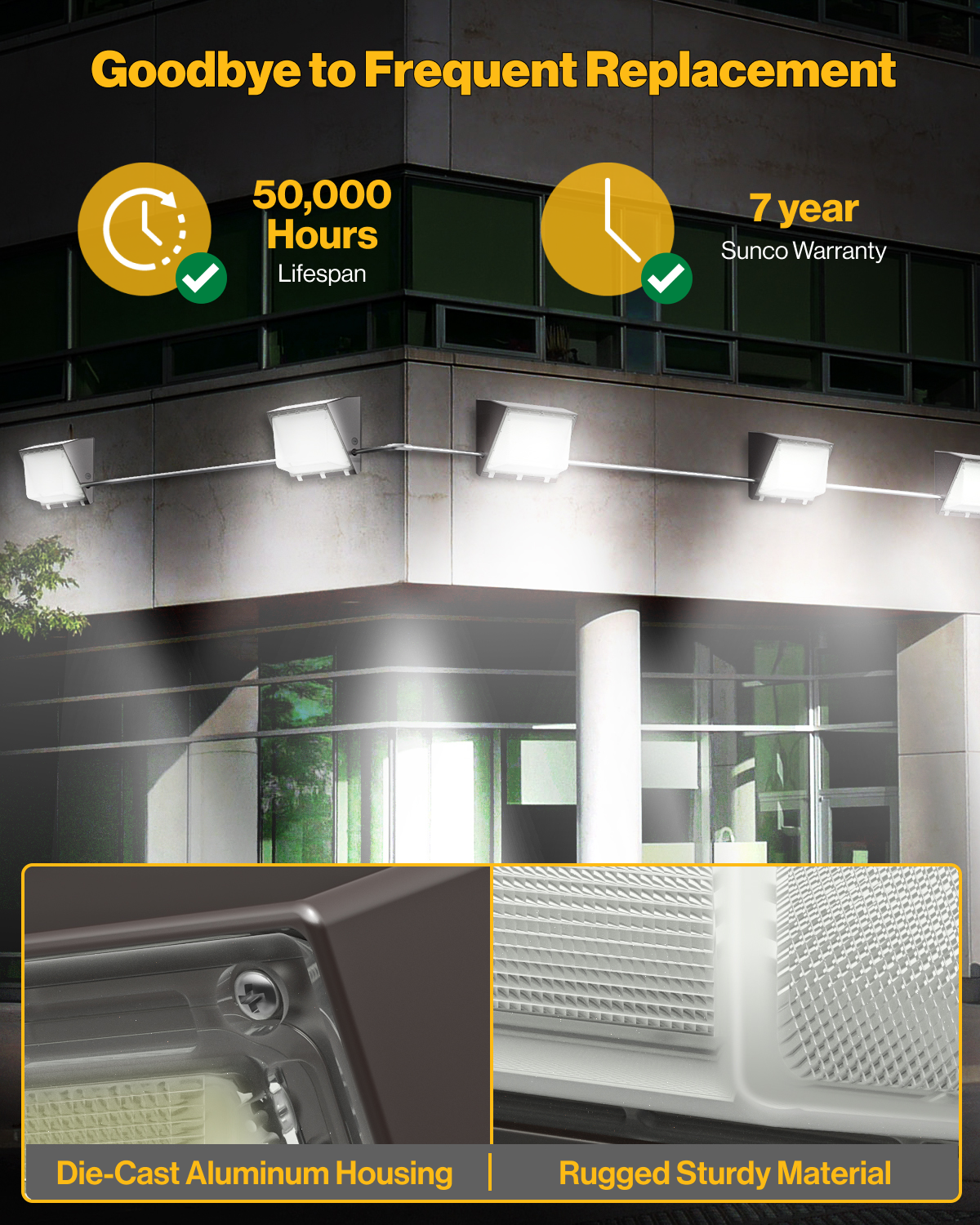 7-Year Warranty! Sunco is proudly based in the USA, offering quality products at affordable prices backed by industry-leading warranties and knowledgeable support specialists.
