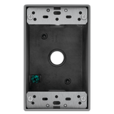 Enerlites 1/2 in. 1-Gang 3-Holes Weatherproof Box