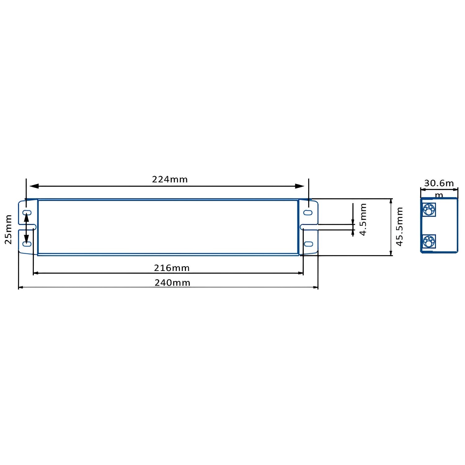 Emergency Battery, 8W/90 Min, LED Vapor Tight Fixtures