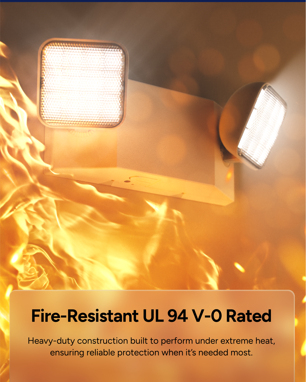 2 Head LED Emergency Light