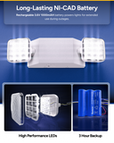 2 Head LED Emergency Light