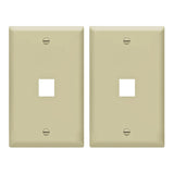 Enerlites Multimedia Face Plates 1-Port 1-Gang Keystone