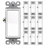 Enerlites Residential Grade Decorator Switch, Three-Way