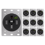 Enerlites 50A EV Charger Receptacle, Heavy Duty, Weather Resistant, 14-50R