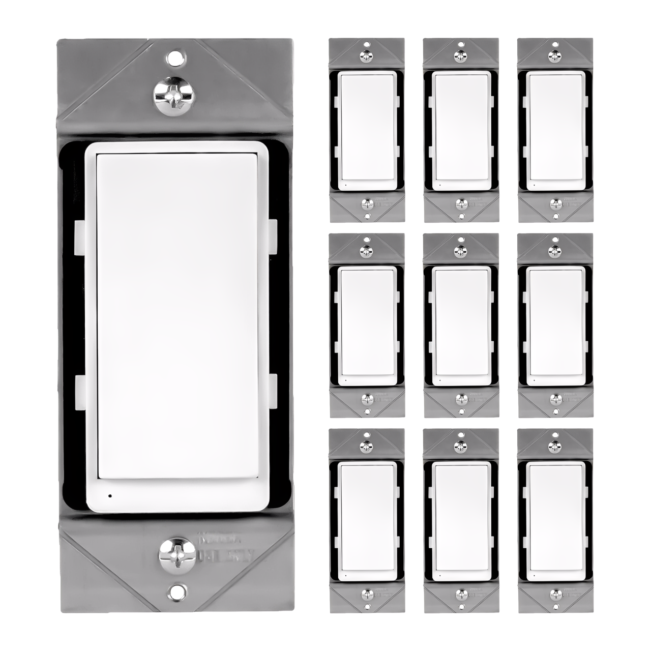 Enerlites 3-Way Auxiliary Switch for Z-Wave Dimmer and ON/OFF Switches
