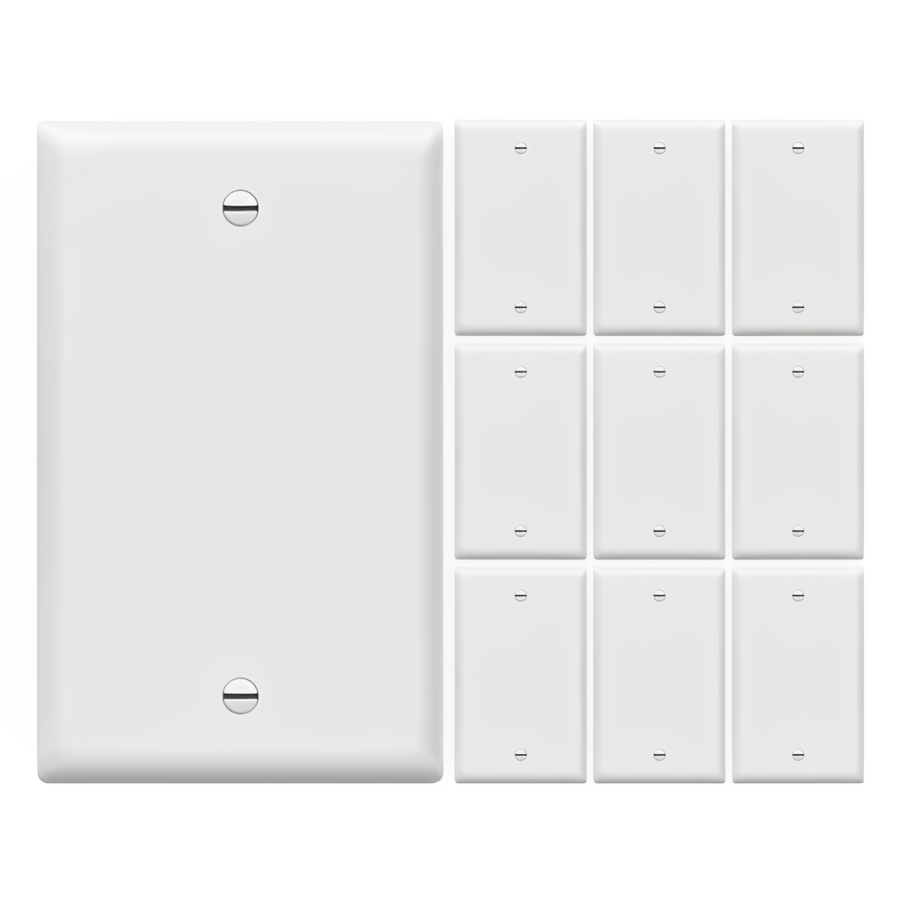 Enerlites Blank Cover One-Gang Wall Plate