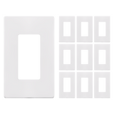 Enerlites Matte Finish Screwless Decorator/GFCI One-Gang Wall Plate Mid-Size