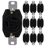 Enerlites Industrial Grade Locking Receptacle, 20A, L7-20R