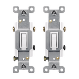 Enerlites Residential Grade 15A Toggle Switch, Three-Way