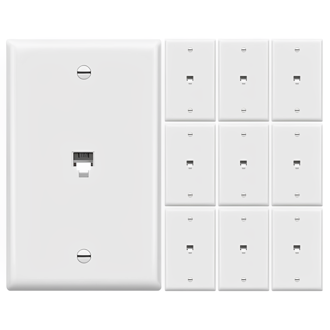 Enerlites Telephone Wall Jacks 1 Gang