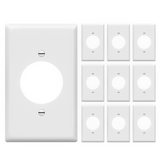 Enerlites Single Locking Receptacle One-Gang Wall Plate